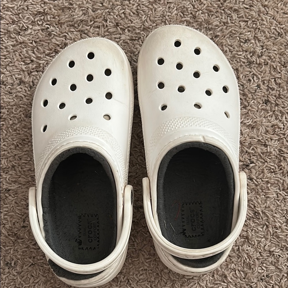 White Crocs